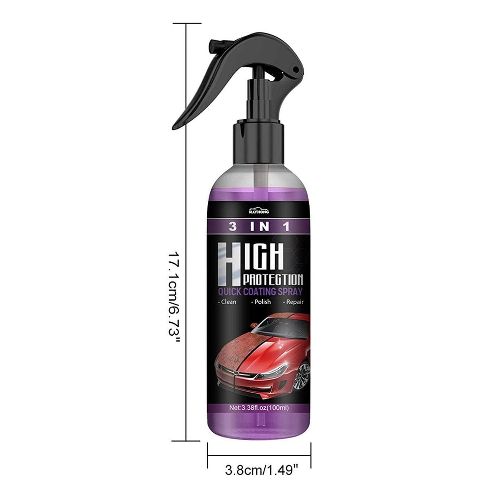 Nano Hydrophobic Coating Spray – Scratch Repair & Polish for Motorcycles, Cars & Boats (Pack of 2)