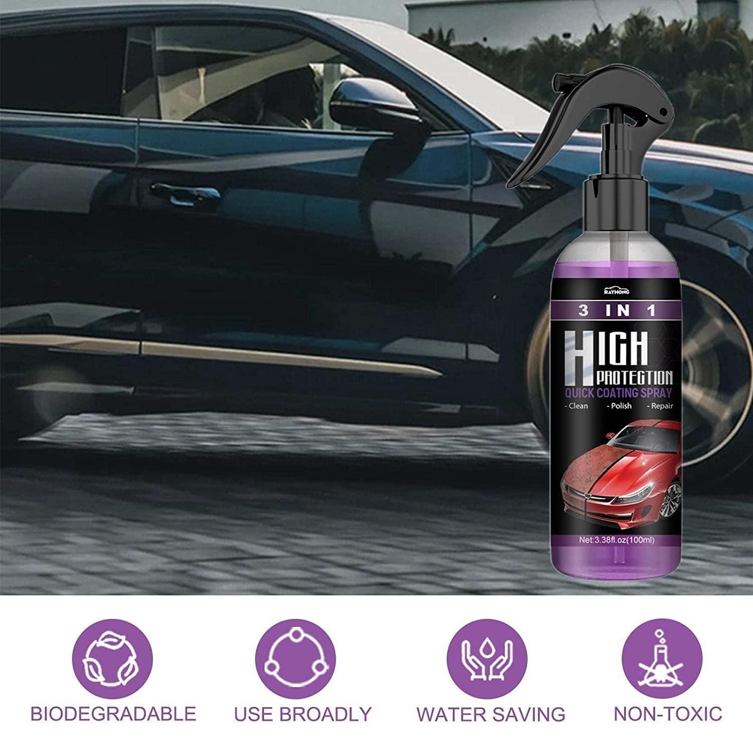 Nano Hydrophobic Coating Spray – Scratch Repair & Polish for Motorcycles, Cars & Boats (Pack of 2)