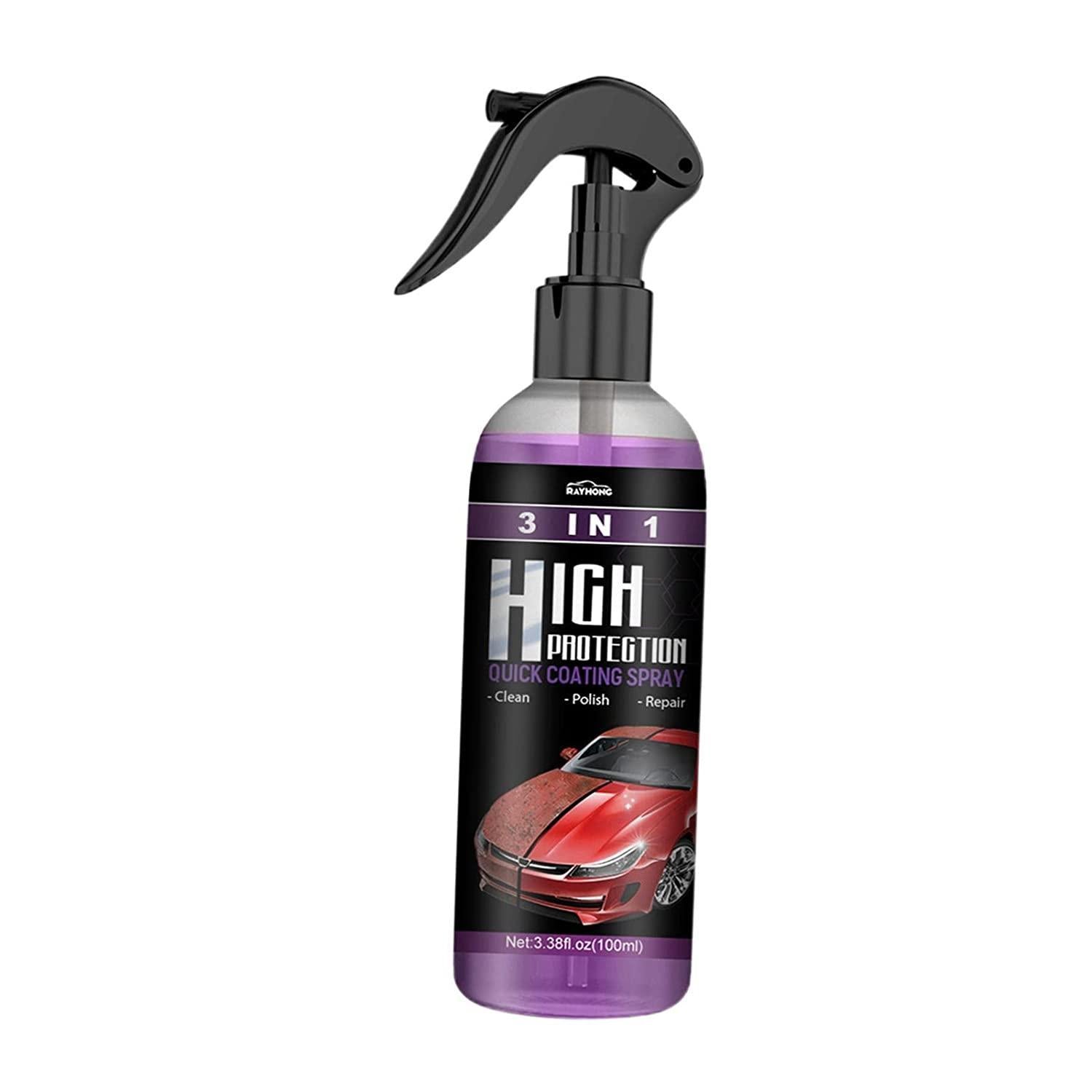 Nano Hydrophobic Coating Spray – Scratch Repair & Polish for Motorcycles, Cars & Boats (Pack of 2)