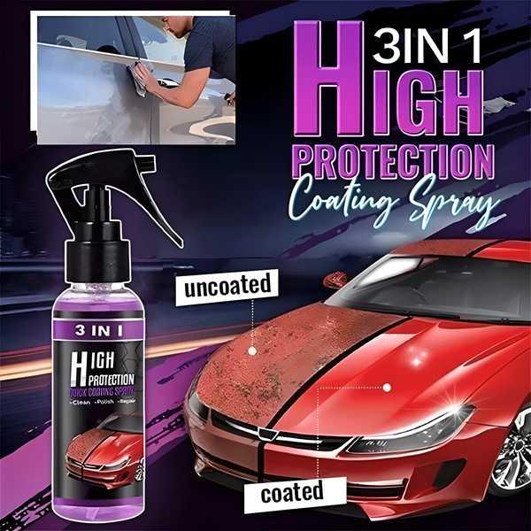 Nano Hydrophobic Coating Spray – Scratch Repair & Polish for Motorcycles, Cars & Boats (Pack of 2)