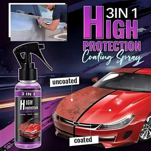 Nano Hydrophobic Coating Spray – Scratch Repair & Polish for Motorcycles, Cars & Boats (Pack of 2)